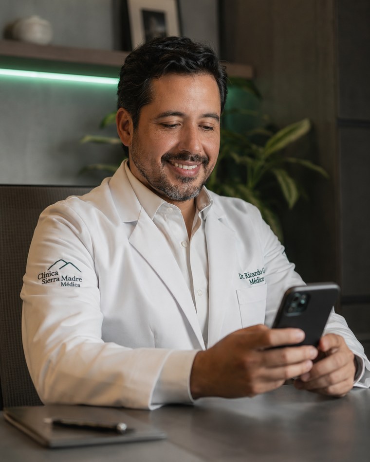 Médico que usa Noyuka